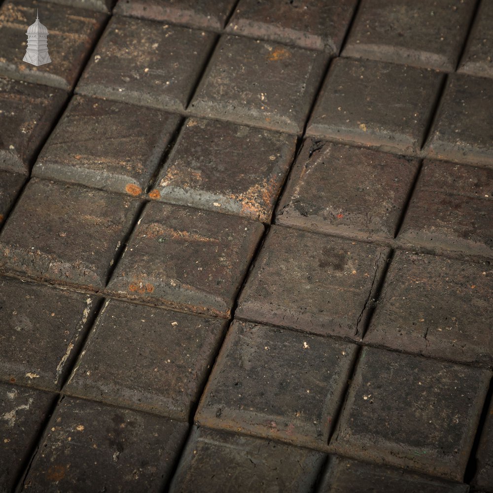 Reclaimed Stable Bricks, Staffordshire Blue Doubles, 122 Pavers