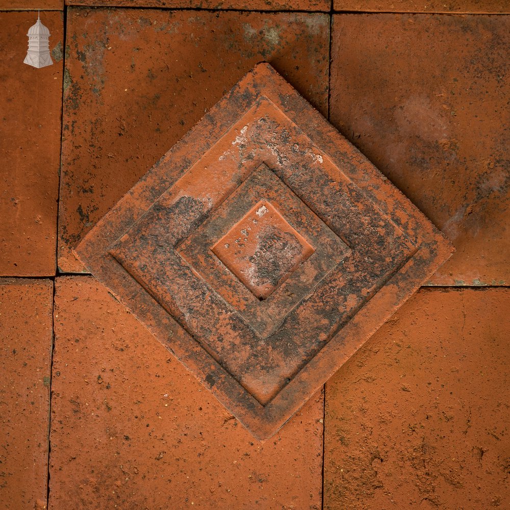 Red Quarry Tiles, 6” x 6” Batch of 137 - 3 Square Metres