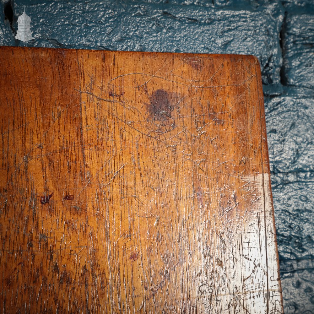 Iroko Worktop Reclaimed from a School Science Lab