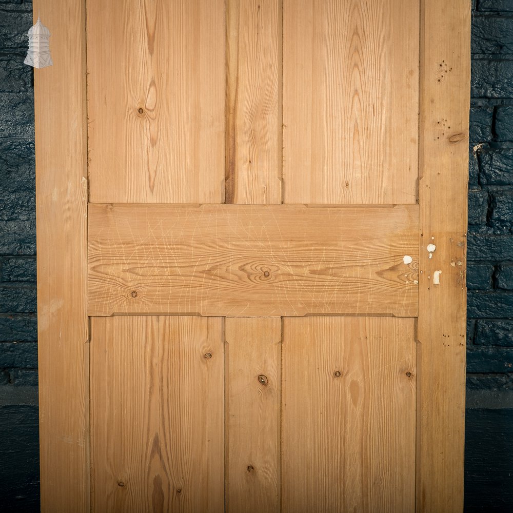 Pine Panelled Door, 4 Panel, Stop Chamfer Detail