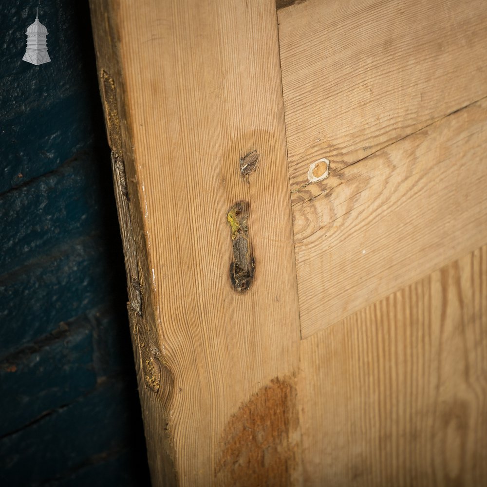 Pine Panelled Door, 4 Panel, Stop Chamfer Detail