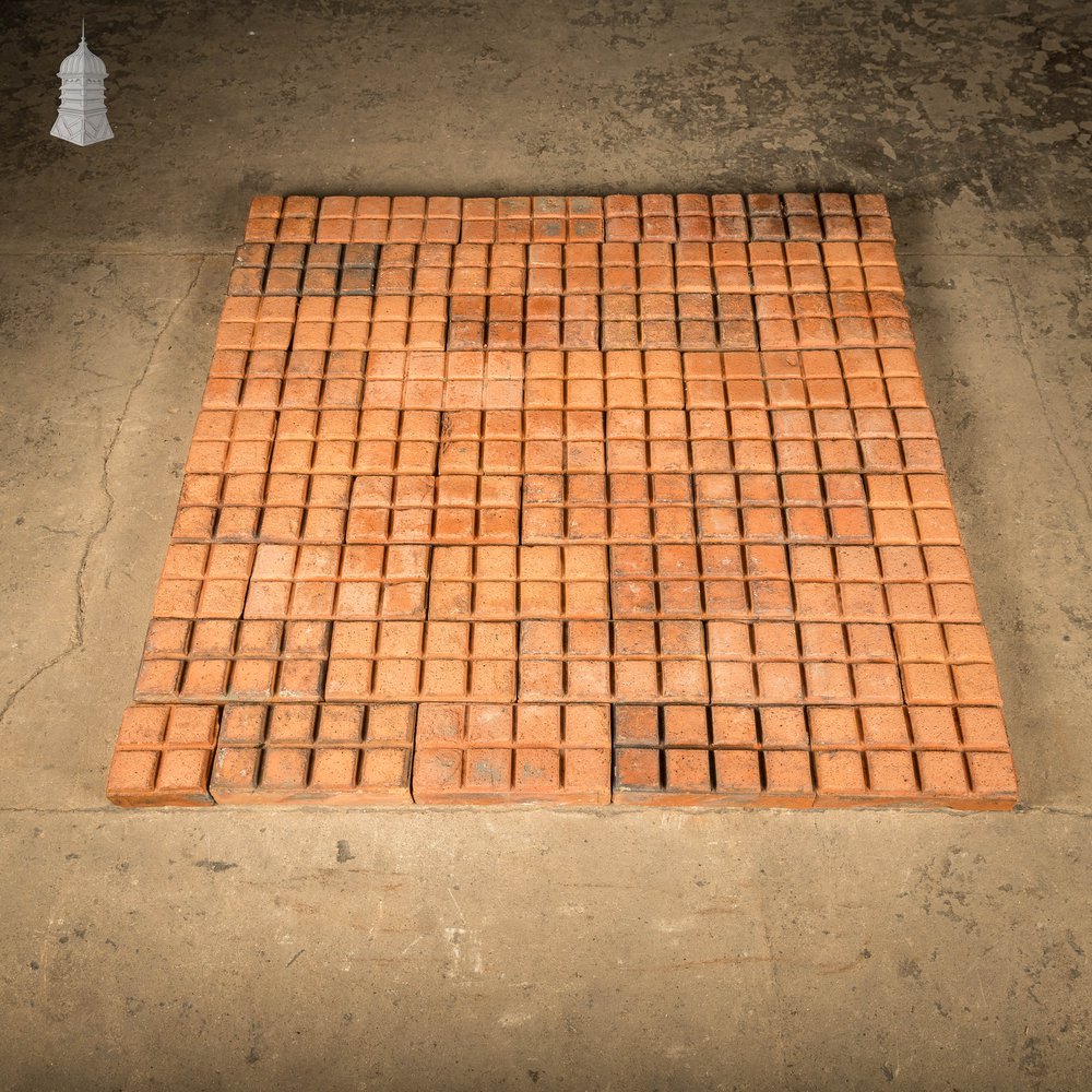 Reclaimed Stable Bricks, 8 Block Red Pavers - 2.27 Square Metres