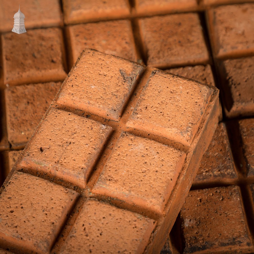 Reclaimed Stable Bricks, 8 Block Red Pavers - 2.27 Square Metres