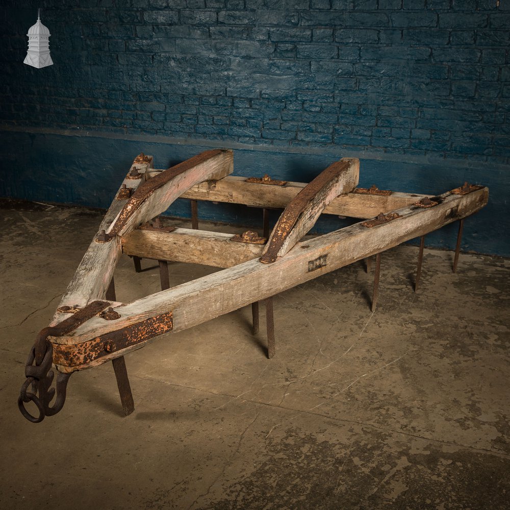 Bygone Field Harrow, Horse Drawn Cultivator