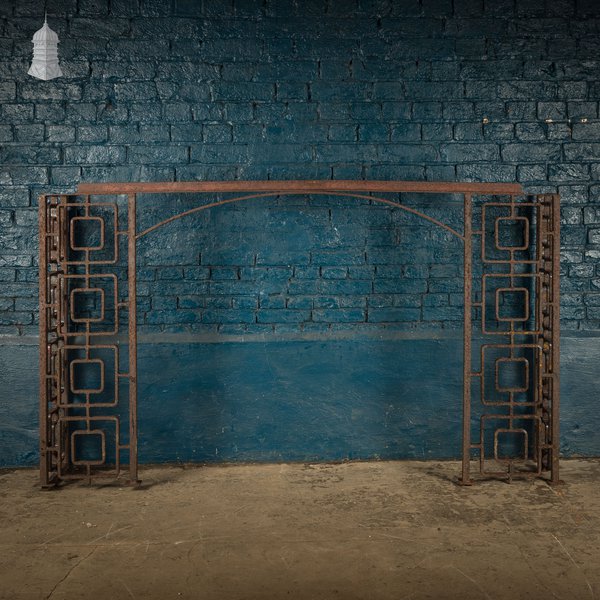 Porch Canopy Structure, Cast Iron