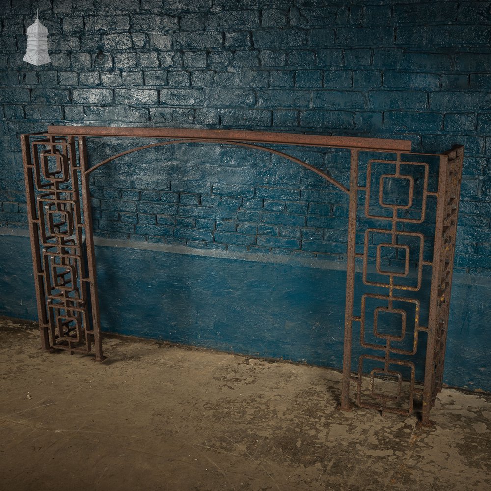 Porch Canopy Structure, Cast Iron