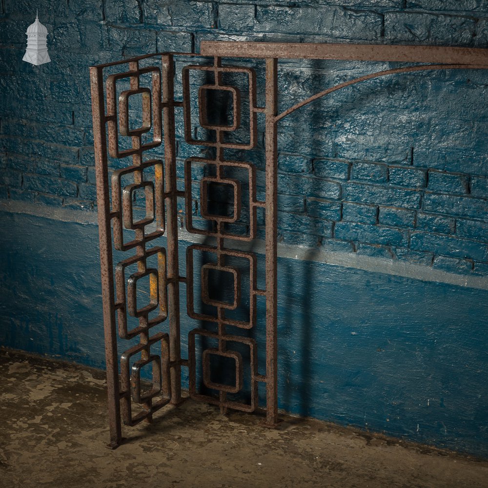 Porch Canopy Structure, Cast Iron