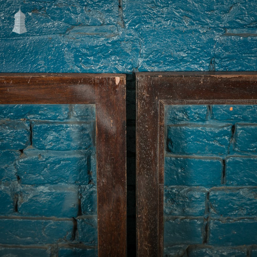 Glazed Cupboard Doors, 19th C, Mahogany, Pair