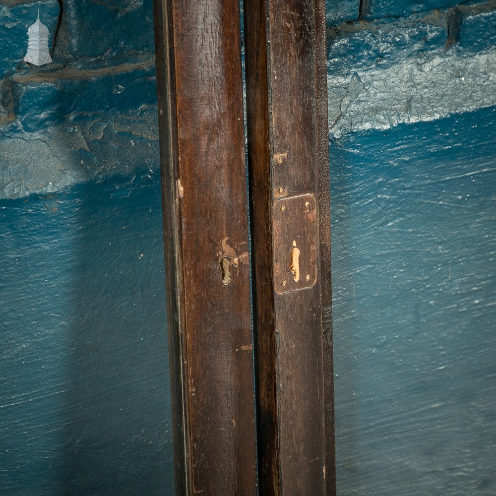 Glazed Cupboard Doors, 19th C, Mahogany, Pair