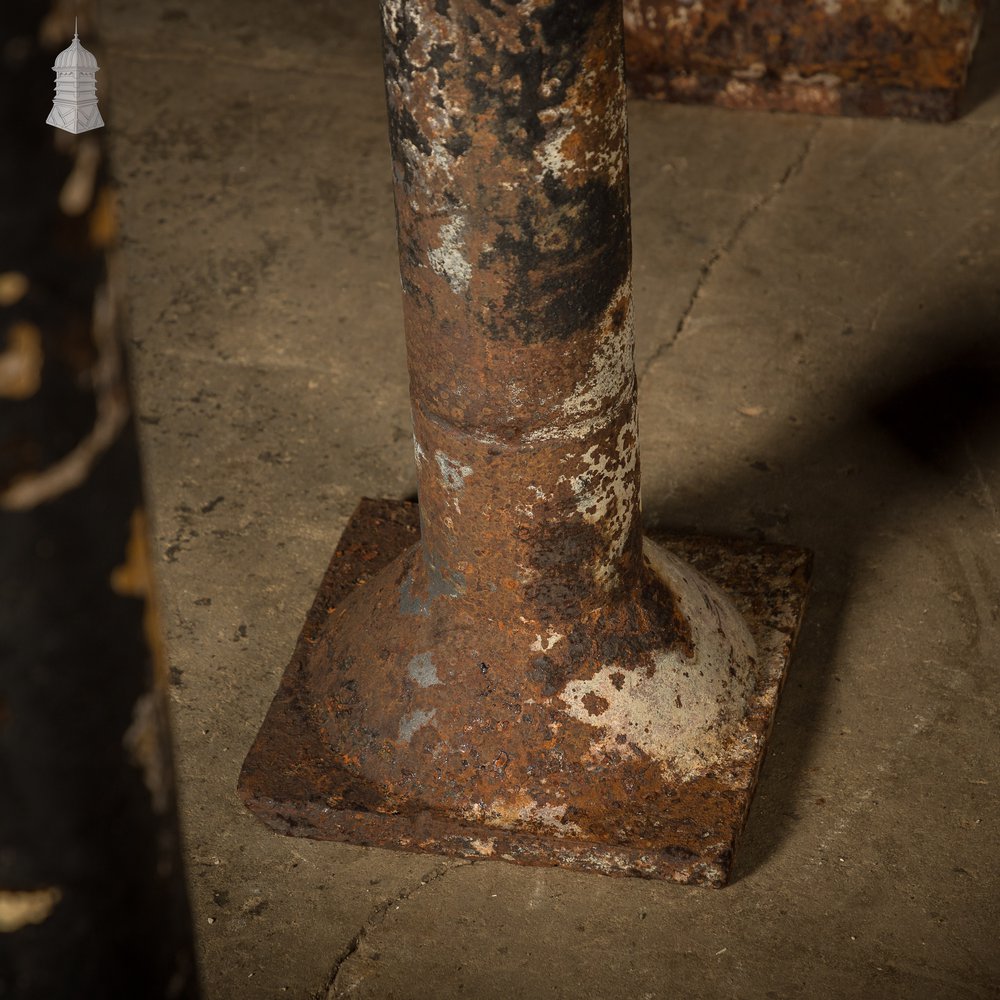 Nine Victorian Columns, Set of Cast Iron Pillars
