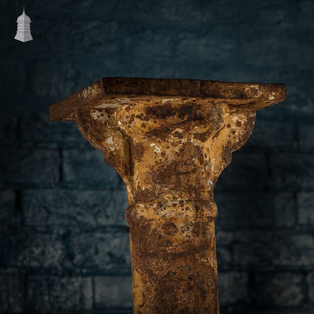 Nine Victorian Columns, Set of Cast Iron Pillars