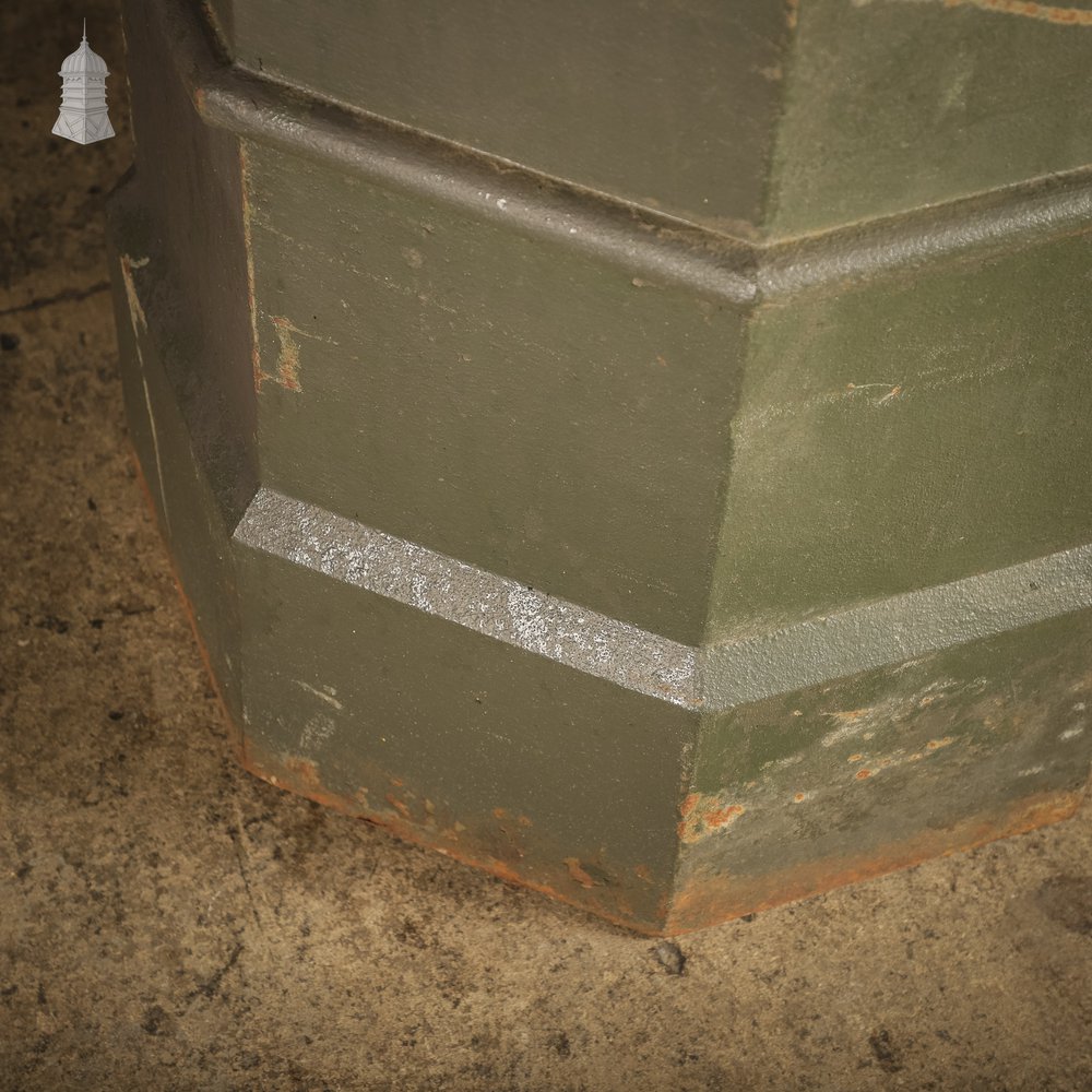 Green Painted Norwich City Council Cast Iron Litter Bin