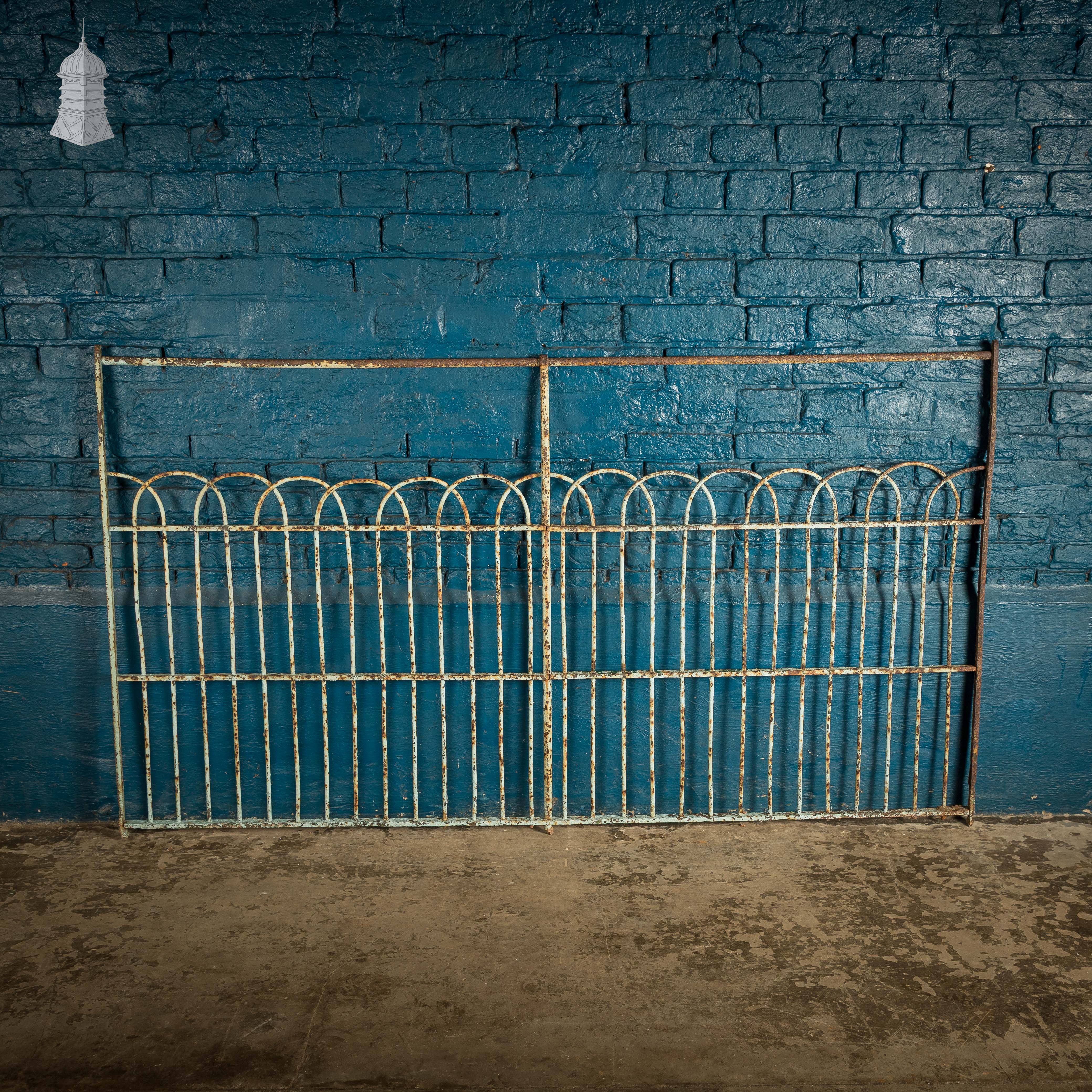 Hoop Top Railing, Wrought Iron Interlaced Bow Top Railing | Norfolk ...