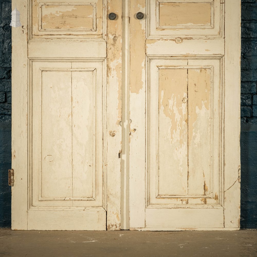 Pine Paneled Doors, 3 Panel Double Doors