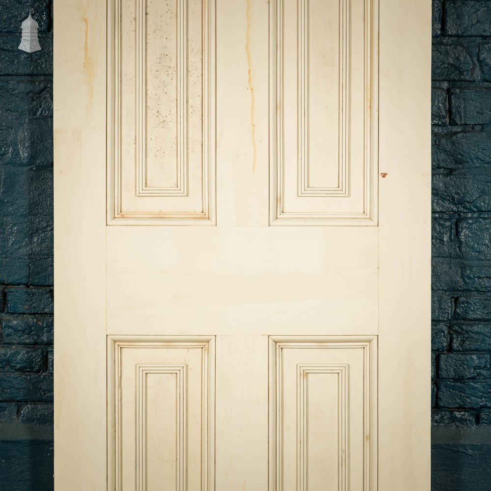 Pine Paneled Door, 6 Moulded Panel