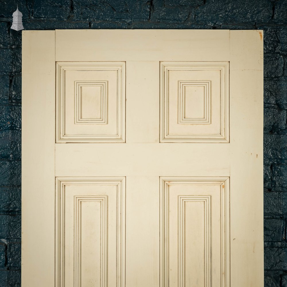 Pine Paneled Door, 6 Moulded Panel