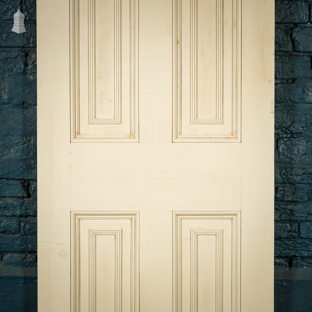 Pine Paneled Door, 6 Moulded Panel