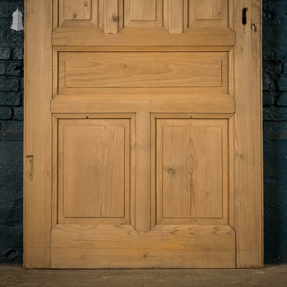 Half Glazed Doors, 12 Moulded Panel Pine Pair