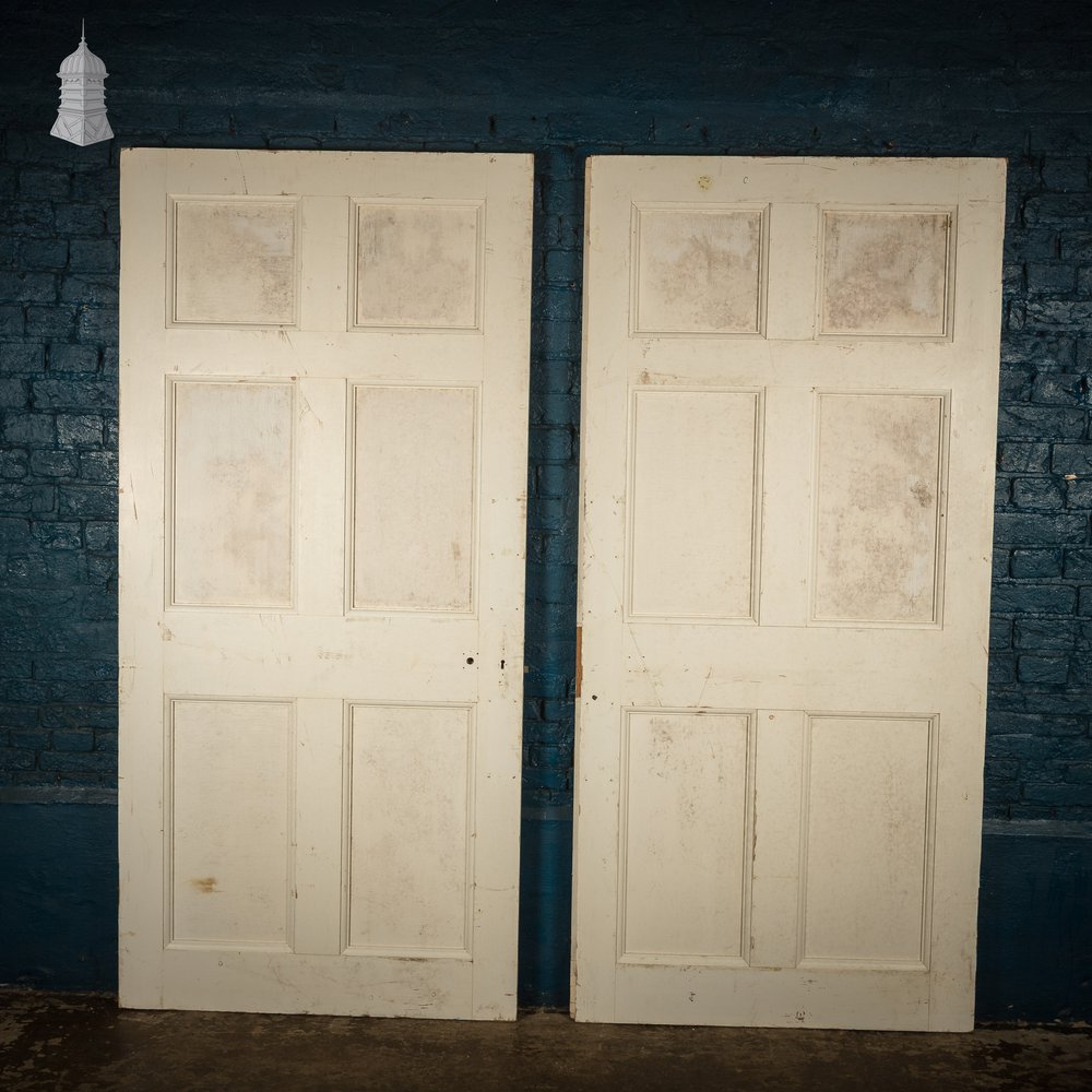 Moulded Double Doors, 6 Panel Layout