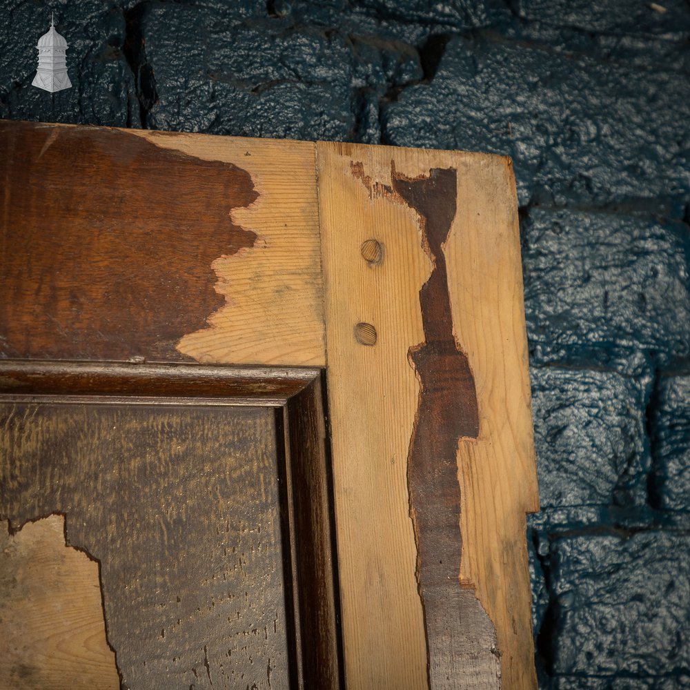 6 Panel Door, Six Moulded Panels, White & Brown