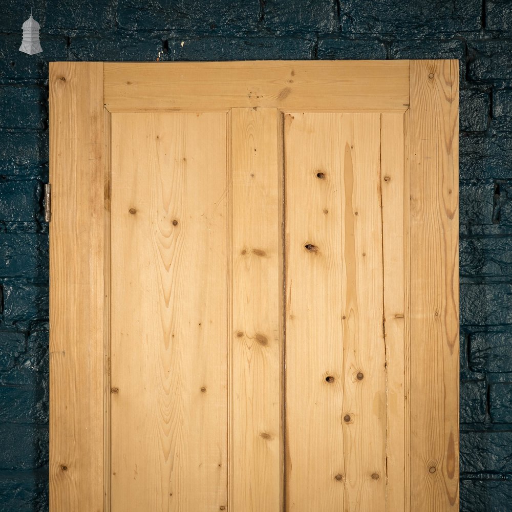 Pine Paneled Door, 4 Moulded Panel