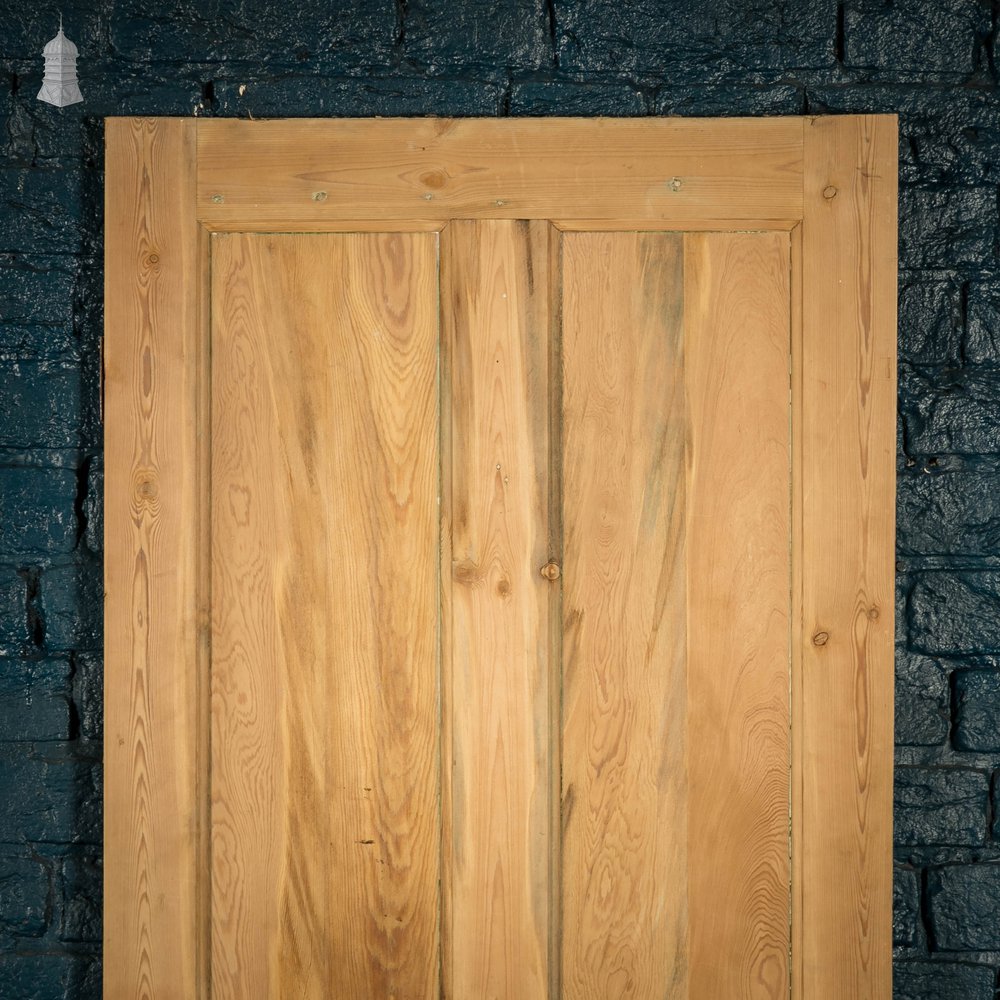 Pine Paneled Door, 4 Moulded Panel