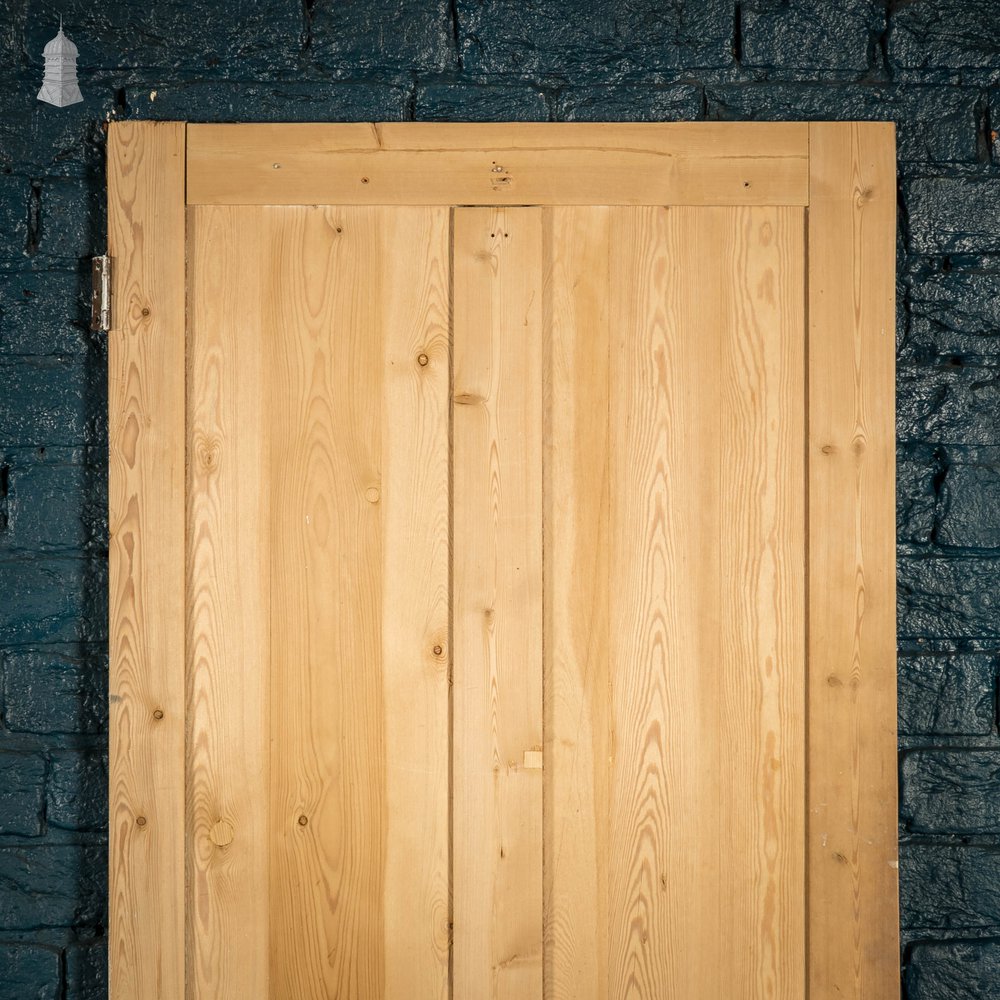 Pine Paneled Door, 4 Moulded Panel