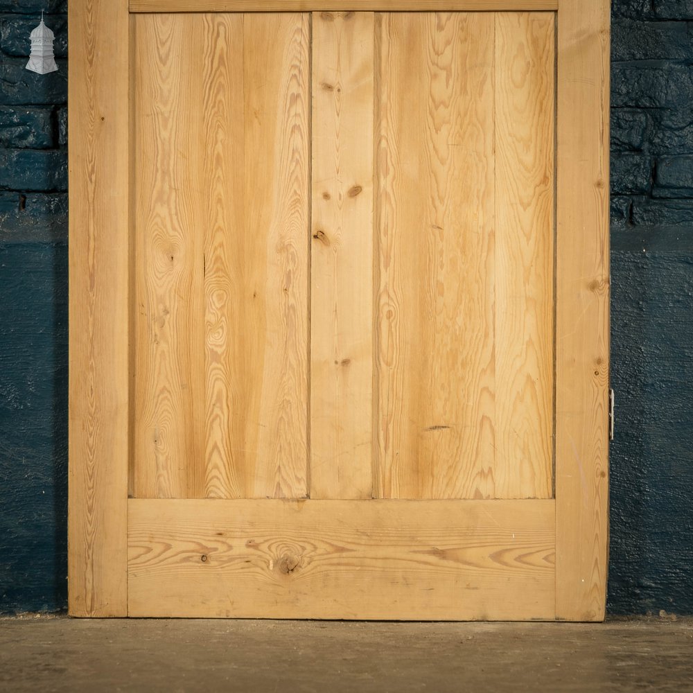 Pine Paneled Door, 4 Moulded Panel