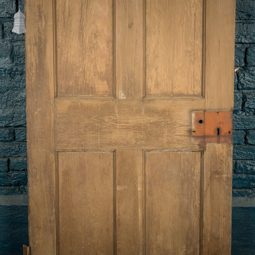 Panelled Pine Door, 5 Moulded Panels