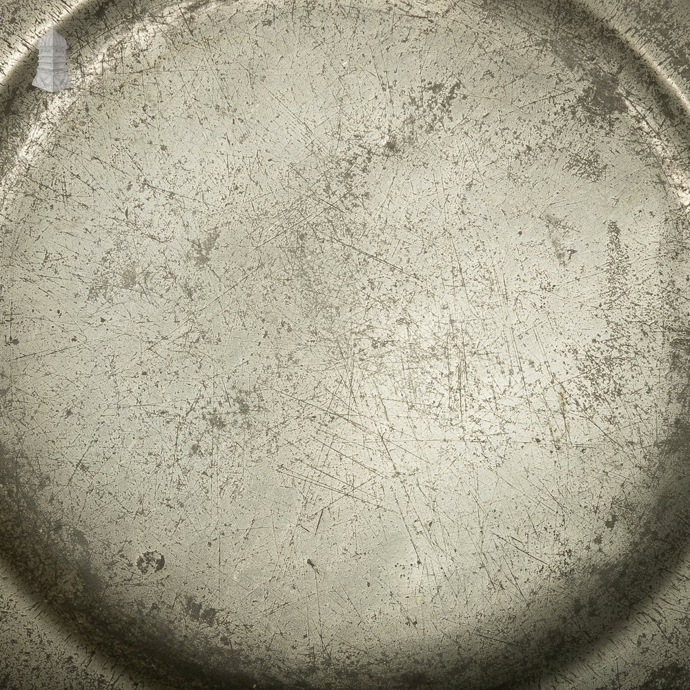 Pewter Charger Plate, 9.5 Inch, 18th C