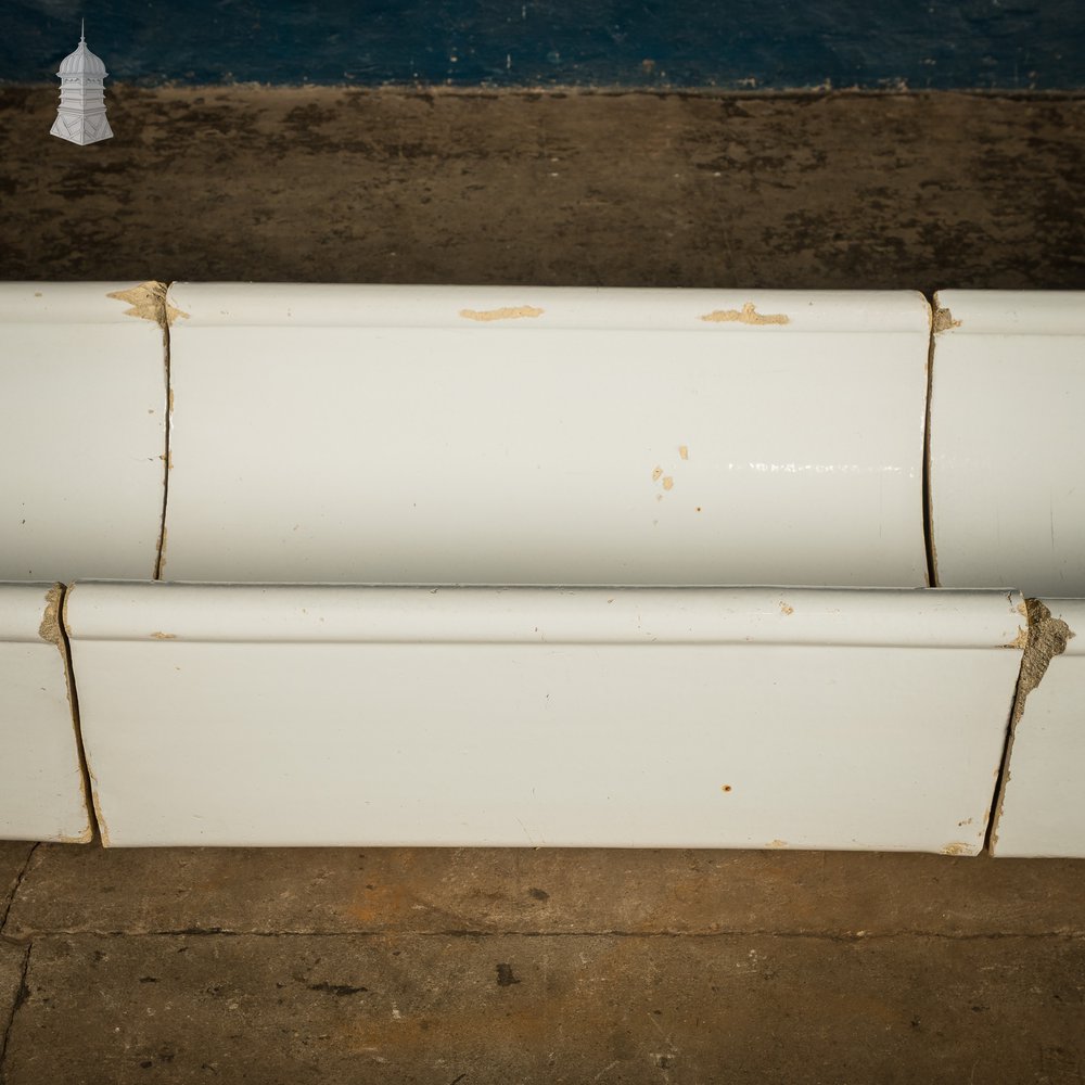 Sectional Trough Sink, White Glazed