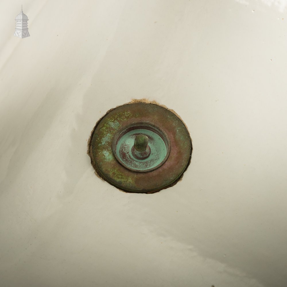 Sectional Trough Sink, White Glazed