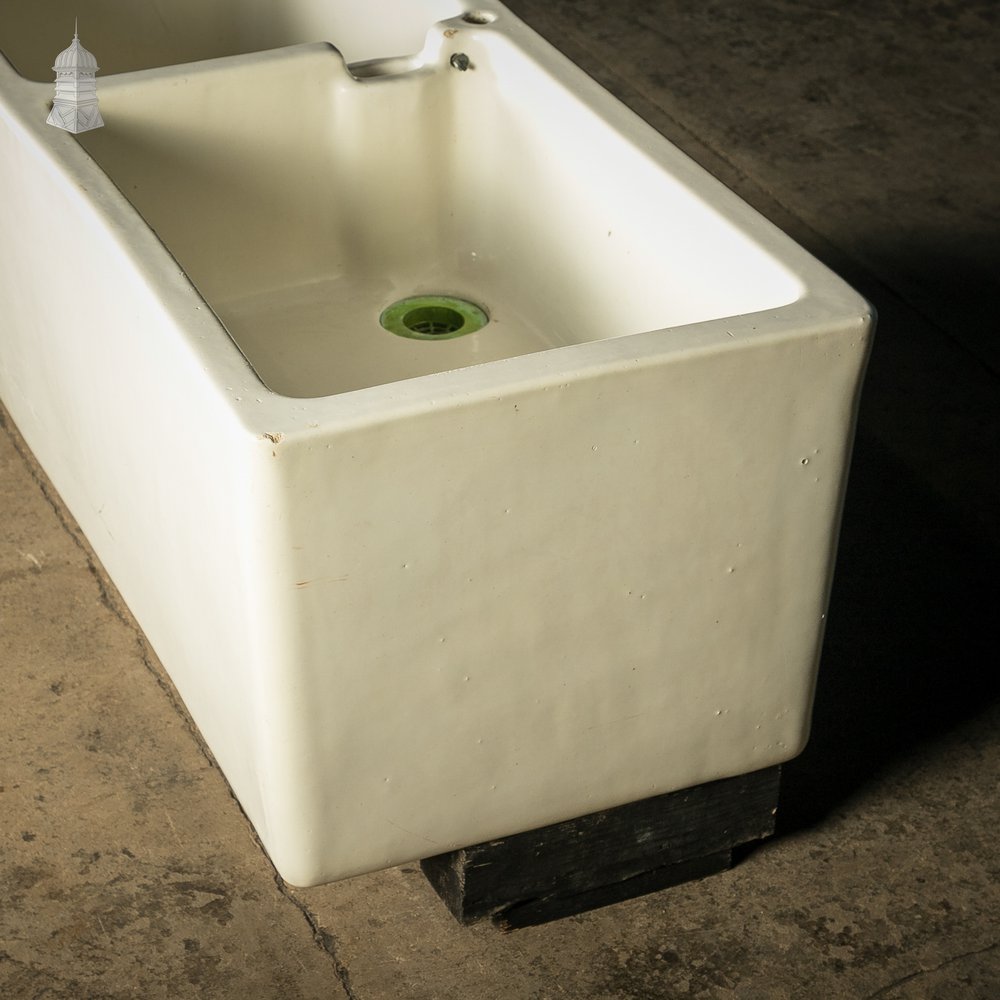 Double Laundry Sink, White Belfast Butler Sink