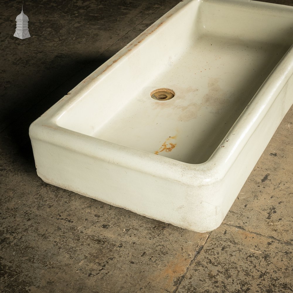 4ft Trough Sink, Double Return Shallow Belfast Butler Sink