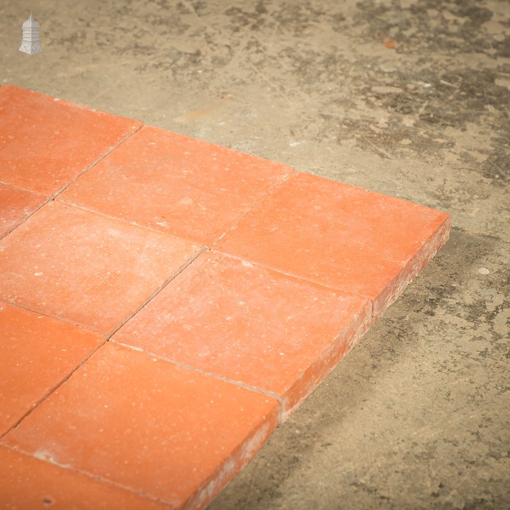 Red Quarry Tiles, 6" x 6" Batch of 230 - 5.5 Square Metres