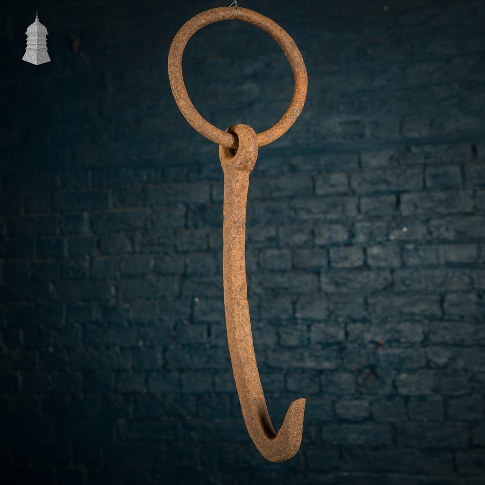 Wrought Iron Hooks, Graduated set of Three