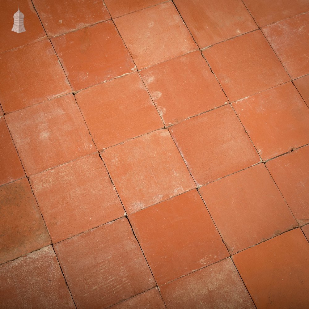 Red Quarry Tiles, 6" x 6" Batch of 120 - 2.8 Square Metres