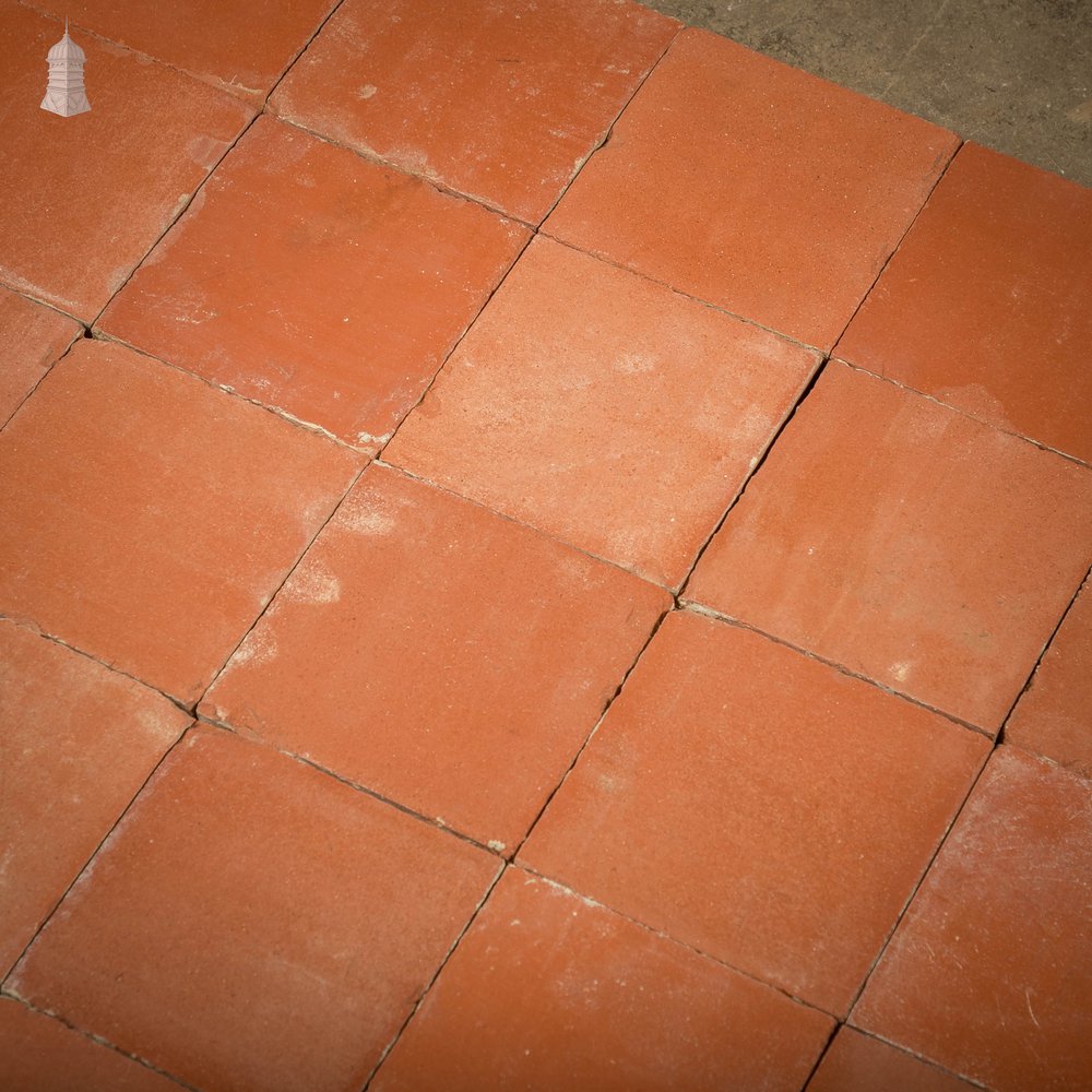 Red Quarry Tiles, 6" x 6" Batch of 120 - 2.8 Square Metres