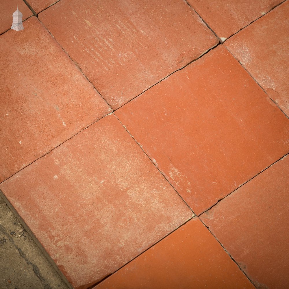 Red Quarry Tiles, 6" x 6" Batch of 120 - 2.8 Square Metres