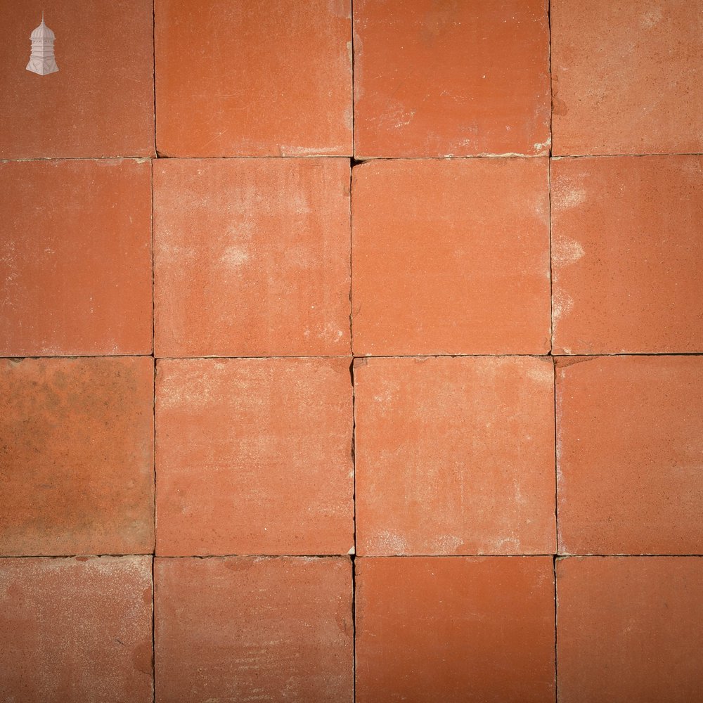 Red Quarry Tiles, 6" x 6" Batch of 120 - 2.8 Square Metres