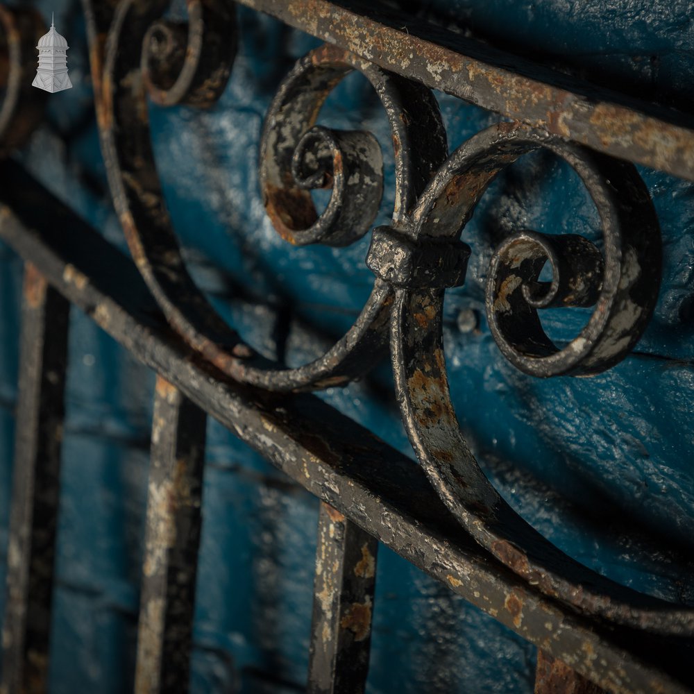 Driveway Gates, Sweeping Arched Wrought Iron