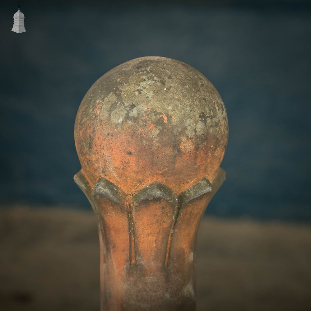 Ridge Tile Finial with Weathered Look