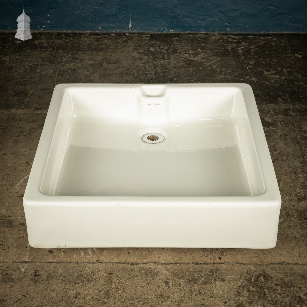 Vintage Twyfords White Square Shower Tray