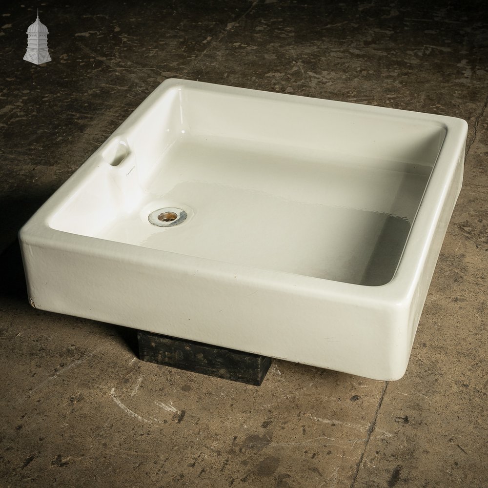 Vintage Twyfords White Square Shower Tray