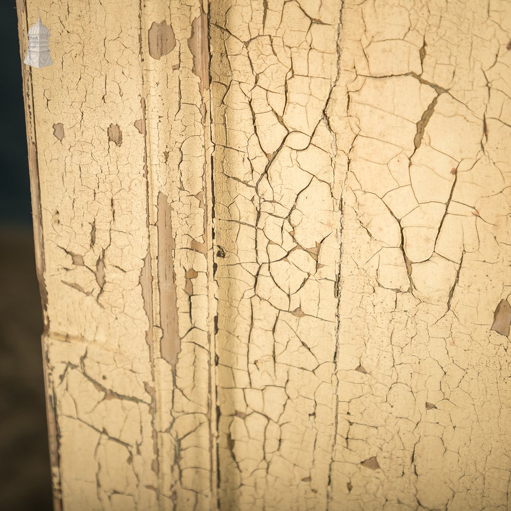 Reclaimed Industrial Cabinet – Distressed Cream Finish