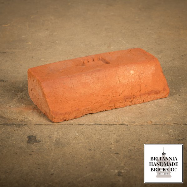 2 1/4" Plinth Stretcher Handmade Red Brick, Period Style Plinth Bricks