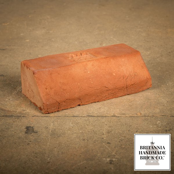 2 1/2" Plinth Stretcher Handmade Red Brick, Period Style Plinth Bricks