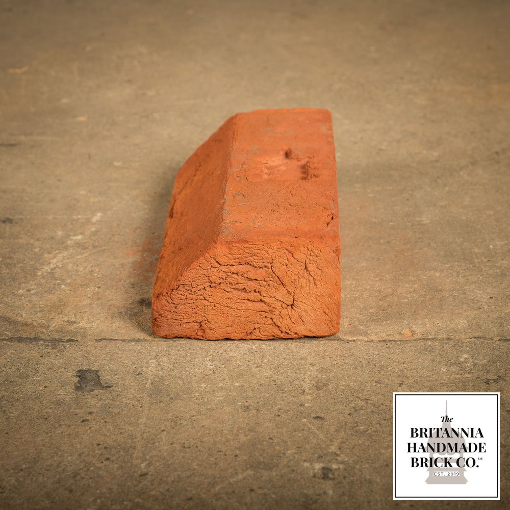 2 3/4" Plinth Stretcher Handmade Red Brick, Period Style Plinth Bricks
