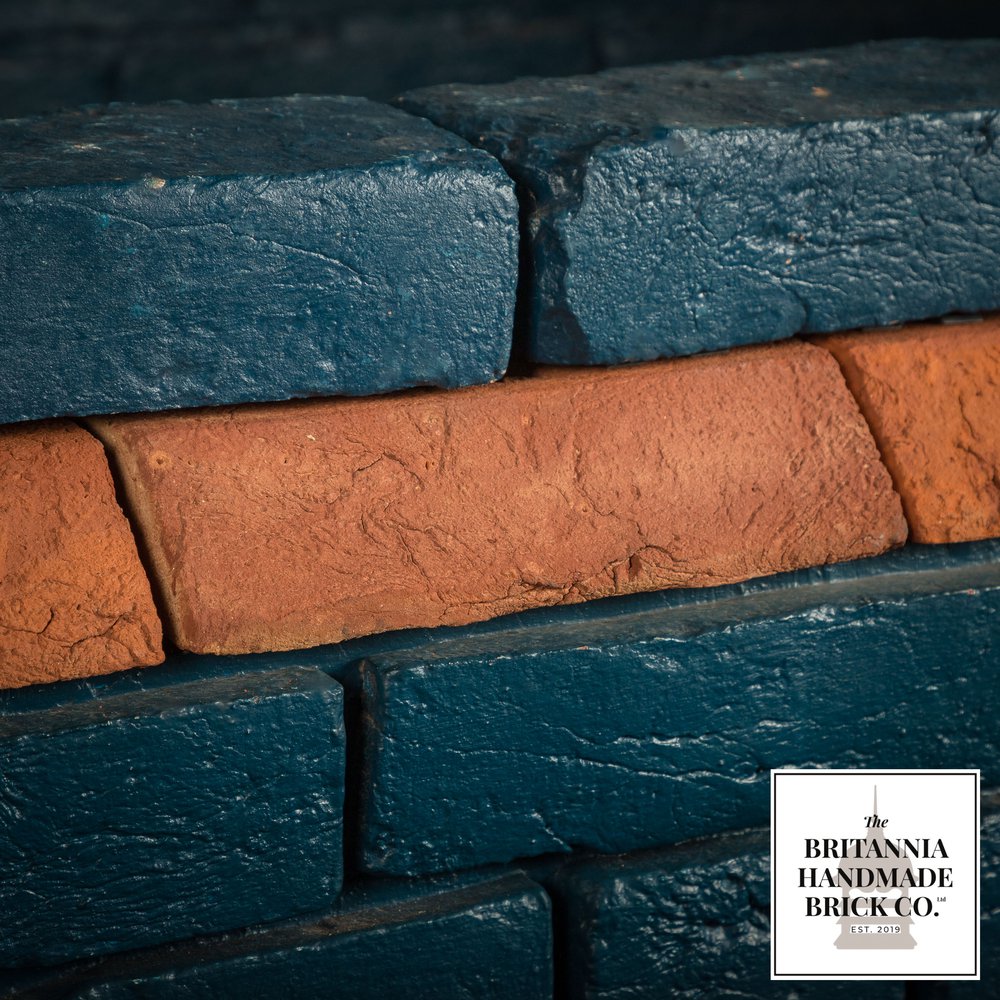 2" Plinth Stretcher Handmade Red Brick, Period Style Plinth Bricks