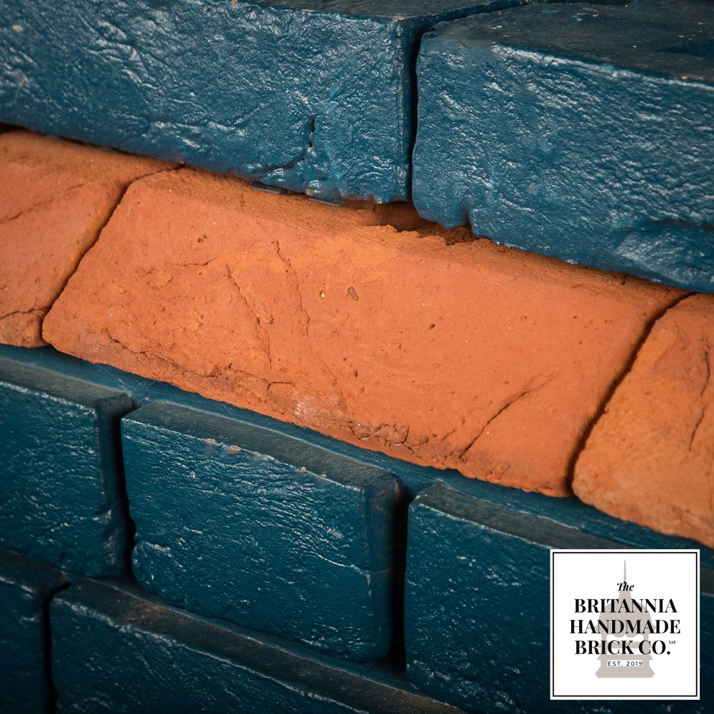 2" Plinth Stretcher Handmade Red Brick, Period Style Plinth Bricks